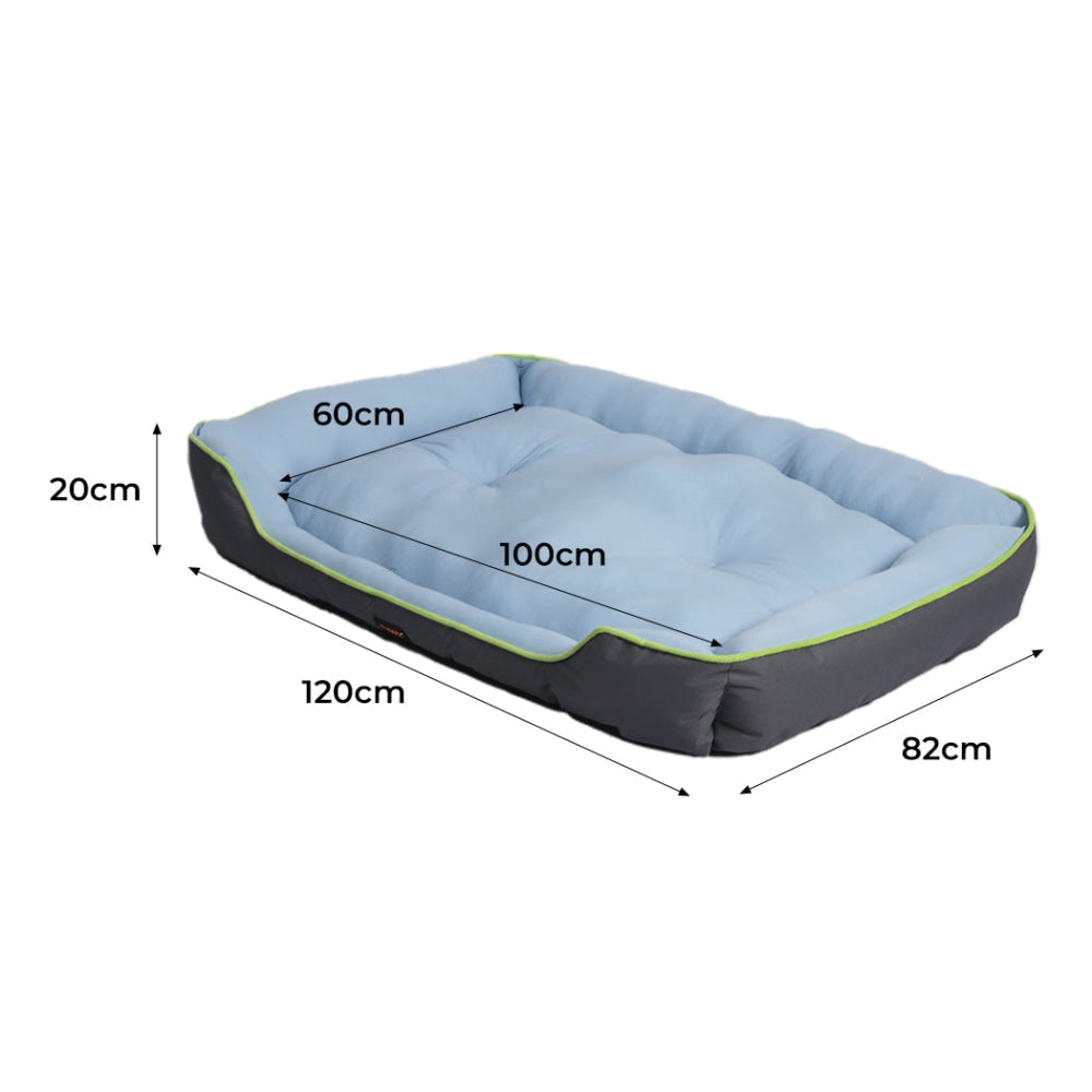 PaWz Pet Cooling Bed Sofa Mat Bolster Insect Prevention Outdoor Summer XXL Grey Dog Cares Fast shipping On sale
