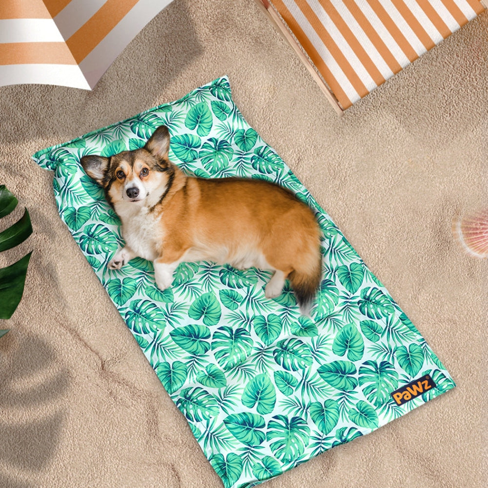 PaWz Pet Cooling Mat Cat Dog Gel Non-Toxic Bed Pillow Sofa Self-cool Summer M Cares Fast shipping On sale