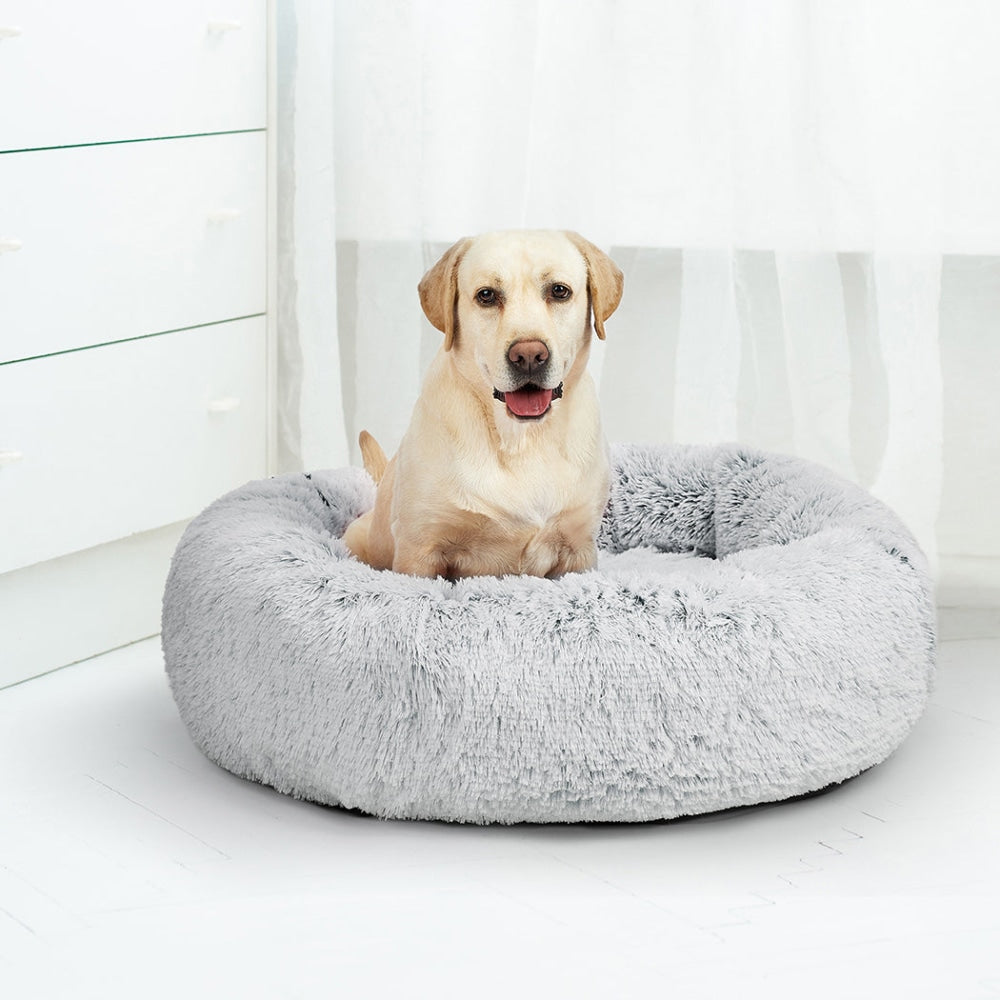 PaWz Replaceable Cover For Dog Calming Bed Mat Soft Plush Kennel Charcoal Size L Cares Fast shipping On sale