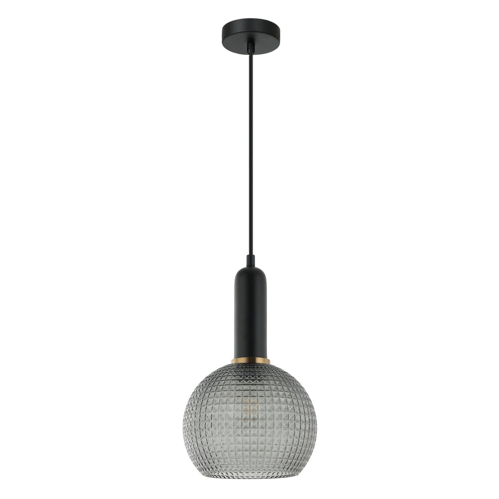 PELOTA Pendant Lamp Light Interior ES OD200mm H320mm Wine Glass Smokey Black Segmented Fast shipping On sale