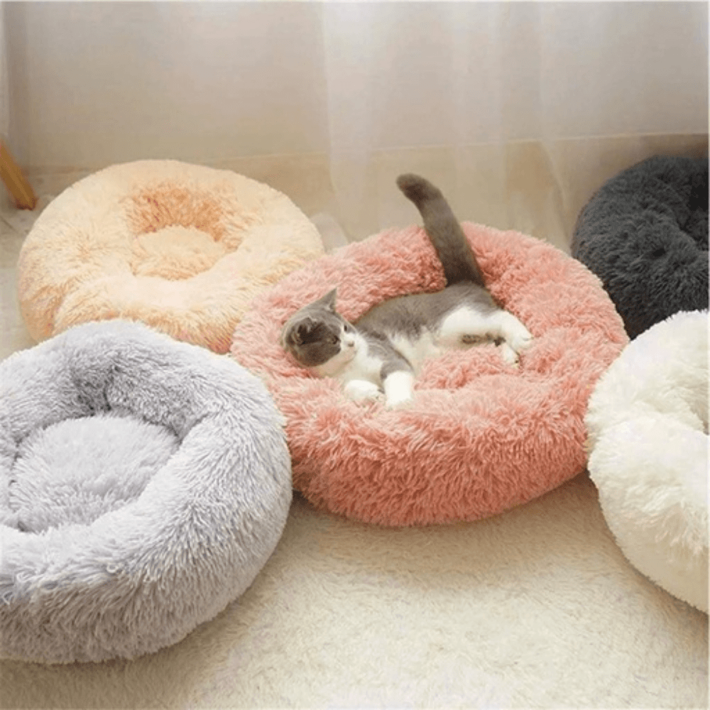 Pet Bed 80cm Plush Fabric Rose Gold Cat Cares Fast shipping On sale