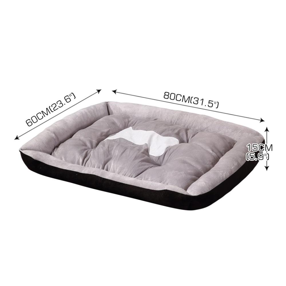 Pet Bed Dog Beds Bedding Mattress Mat Cushion Soft Pad Pads Mats L Black Supplies Fast shipping On sale