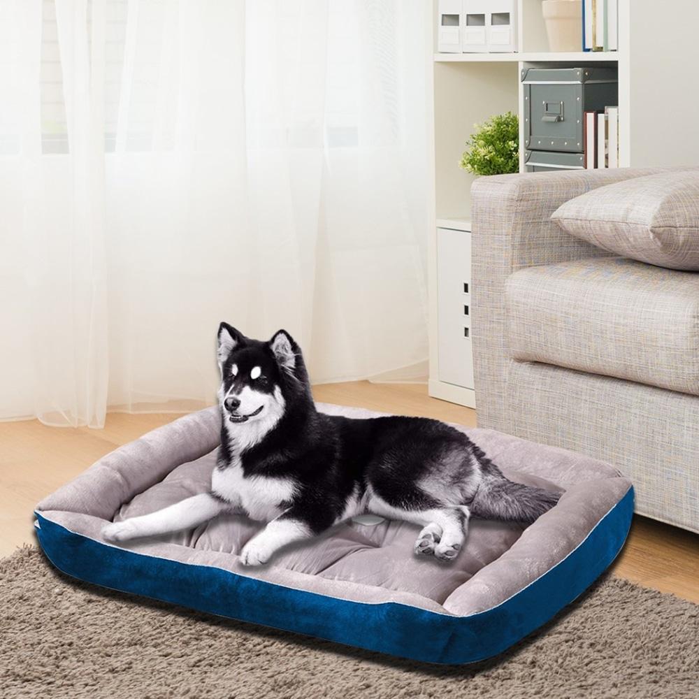 Pet Bed Dog Beds Bedding Mattress Mat Cushion Soft Pad Pads Mats L Navy Supplies Fast shipping On sale