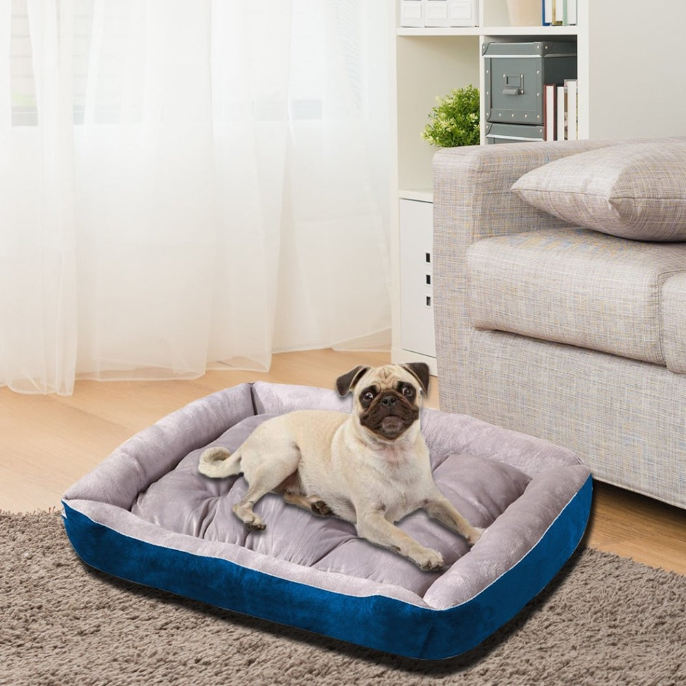 Pet Bed Dog Beds Bedding Mattress Mat Cushion Soft Pad Pads Mats M Navy Supplies Fast shipping On sale