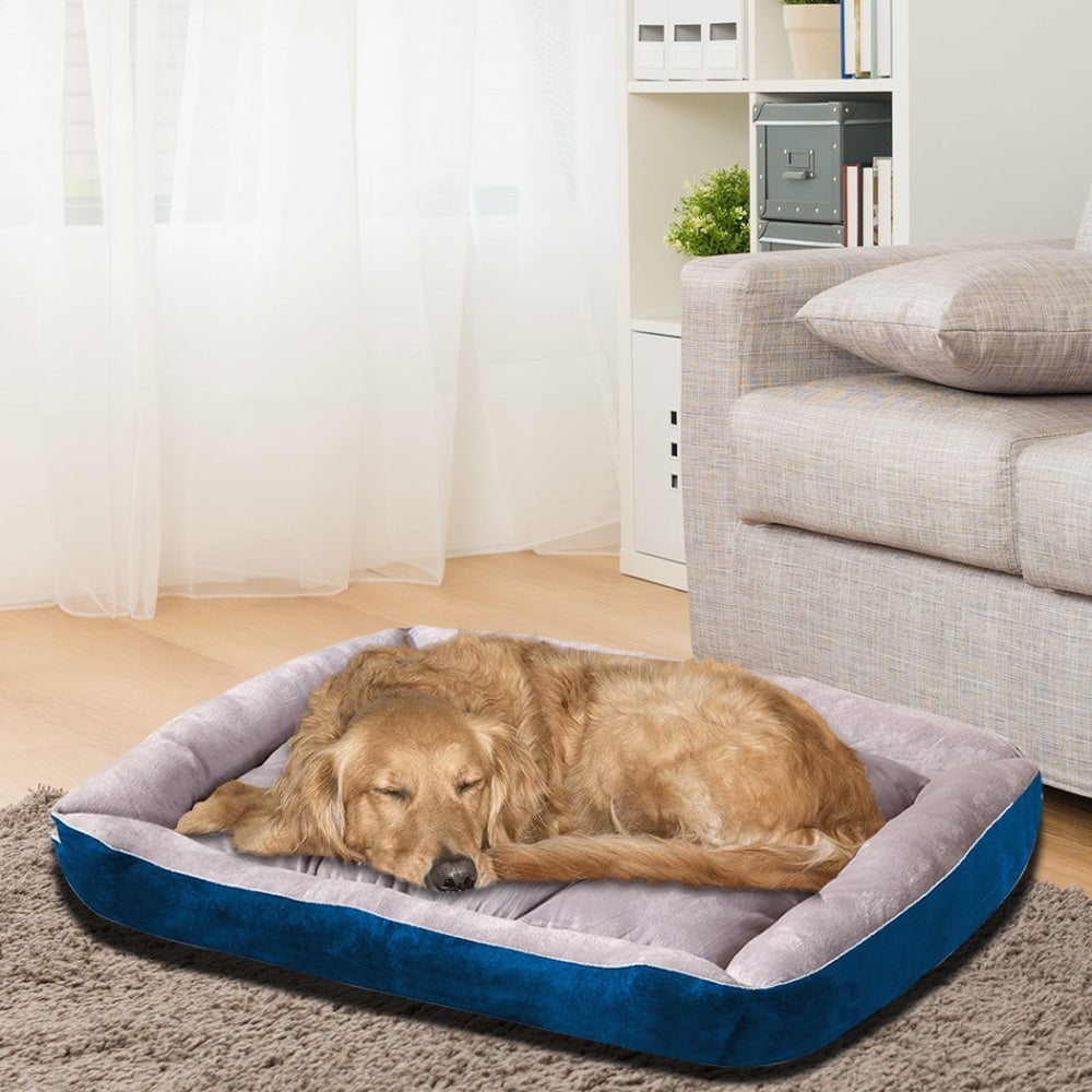 Pet Bed Dog Beds Bedding Mattress Mat Cushion Soft Pad Pads Mats XL Navy Supplies Fast shipping On sale