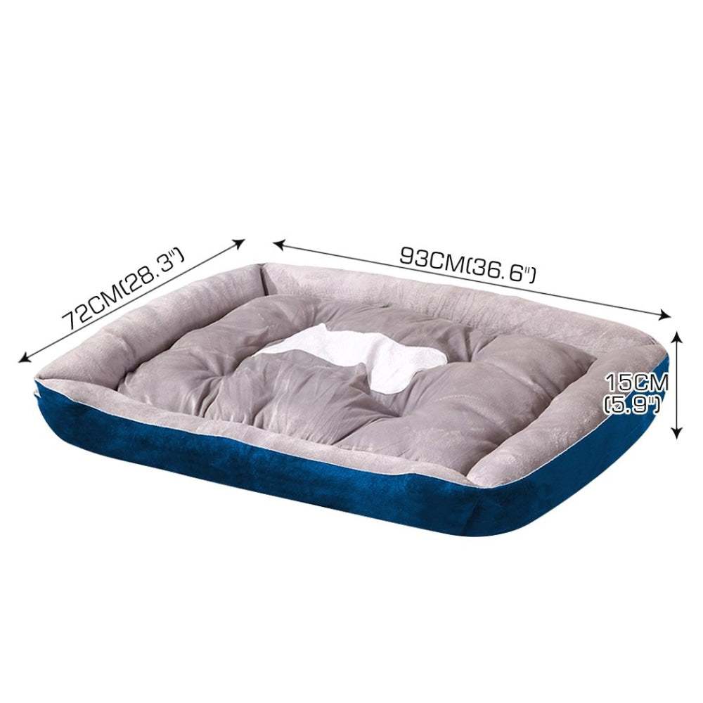 Pet Bed Dog Beds Bedding Mattress Mat Cushion Soft Pad Pads Mats XL Navy Supplies Fast shipping On sale