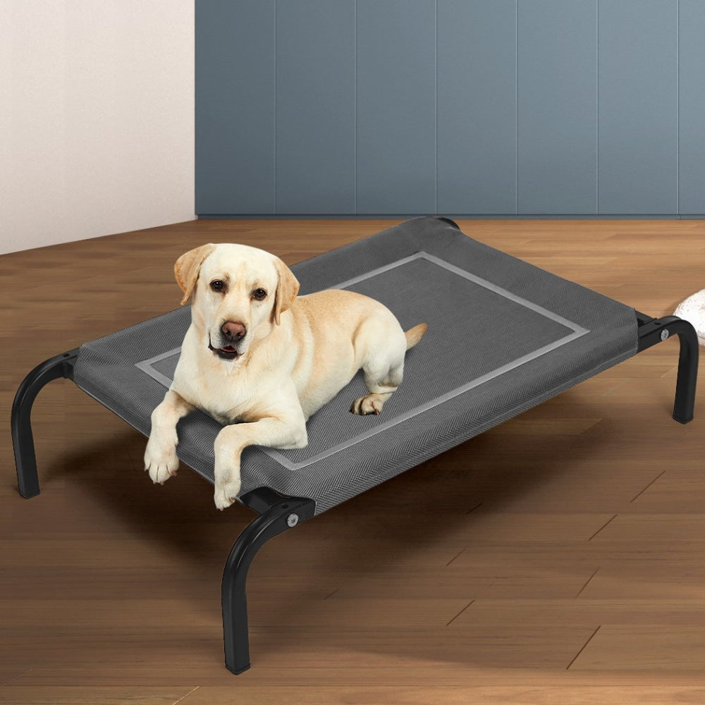 Pet Bed Dog Beds Bedding Sleeping Non - toxic Heavy Trampoline Grey XL Supplies Fast shipping On sale