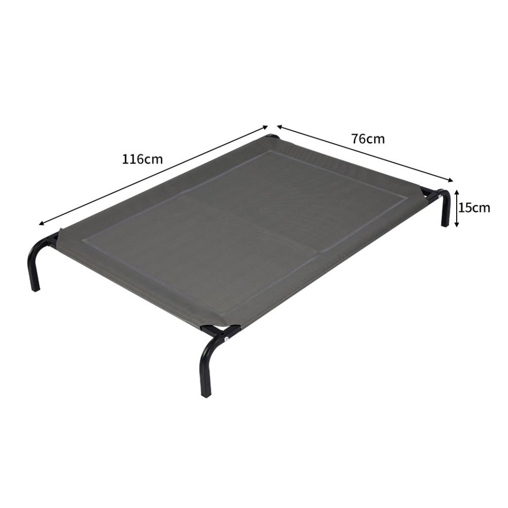 Pet Bed Dog Beds Bedding Sleeping Non - toxic Heavy Trampoline Grey XL Supplies Fast shipping On sale