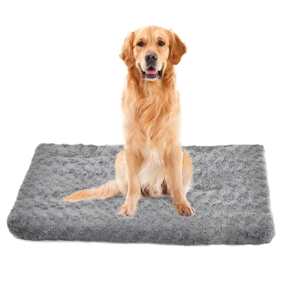 Pet Bed Dog Beds Bedding Soft Warm Mattress Cushion Pillow Mat Velvet L Supplies Fast shipping On sale