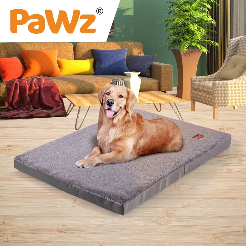 Pet Bed Foldable Dog Puppy Beds Cushion Pad Pads Soft Plush Black XXL Supplies Fast shipping On sale