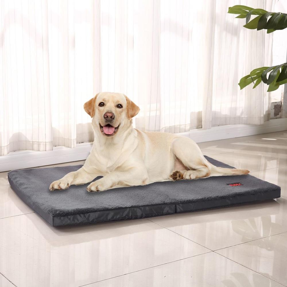 Pet Bed Foldable Dog Puppy Beds Cushion Pad Pads Soft Plush Cat Pillow M Supplies Fast shipping On sale