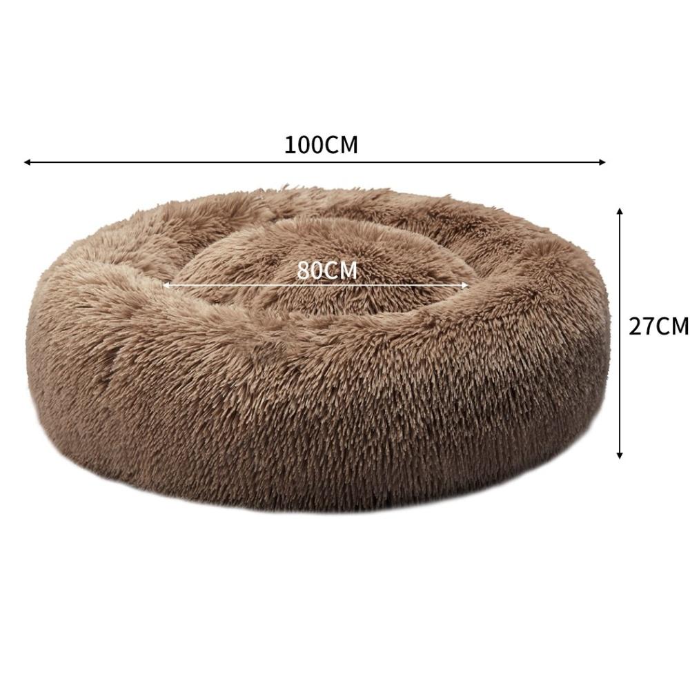 Pet Bed Mattress Dog Beds Bedding Cat Pad Mat Cushion Winter XXL Brown Supplies Fast shipping On sale