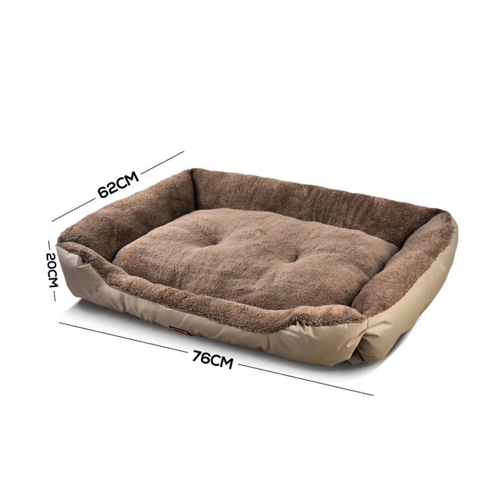 Pet Bed Mattress Dog Cat Pad Mat Cushion Soft Winter Warm Large Cream Supplies Fast shipping On sale