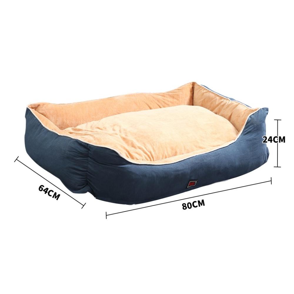 Pet Bed Mattress Dog Cat Pad Mat Puppy Cushion Soft Warm Washable L Blue Supplies Fast shipping On sale