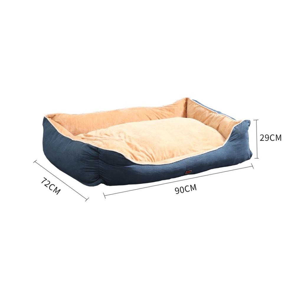 Pet Bed Mattress Dog Cat Pad Mat Puppy Cushion Soft Warm Washable XL Blue Supplies Fast shipping On sale
