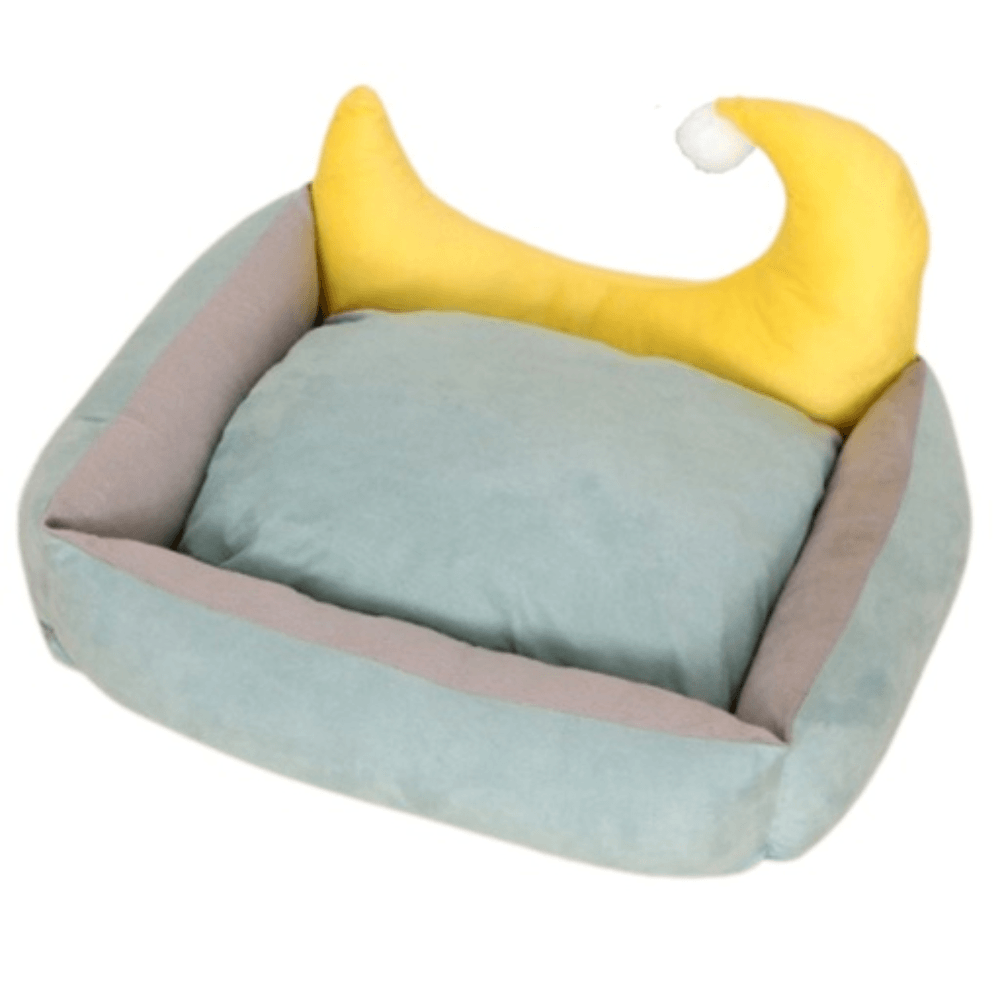 Pet Bed Moon Design Plush Washable Large Green Dog Cares Fast shipping On sale