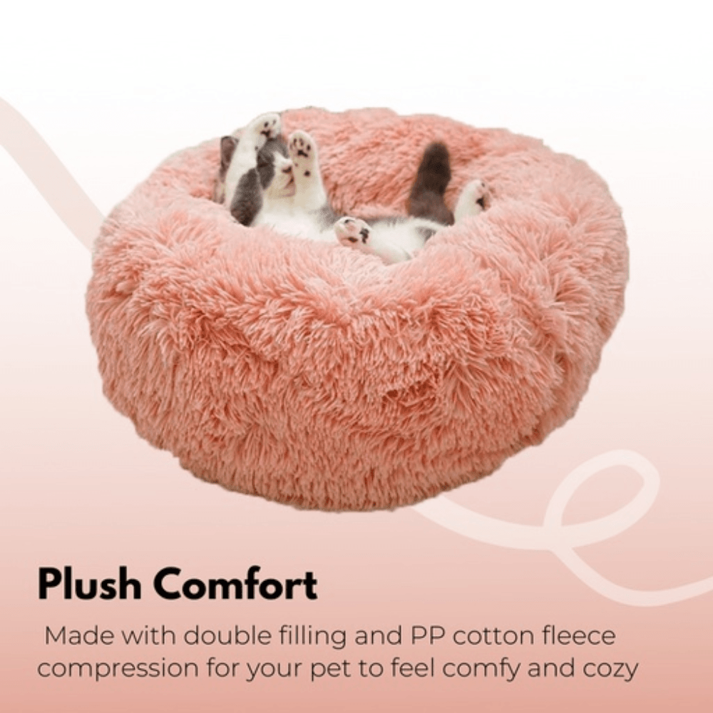 Pet Bed Round Plush 70cm (Apple Green) Cat Cares Fast shipping On sale