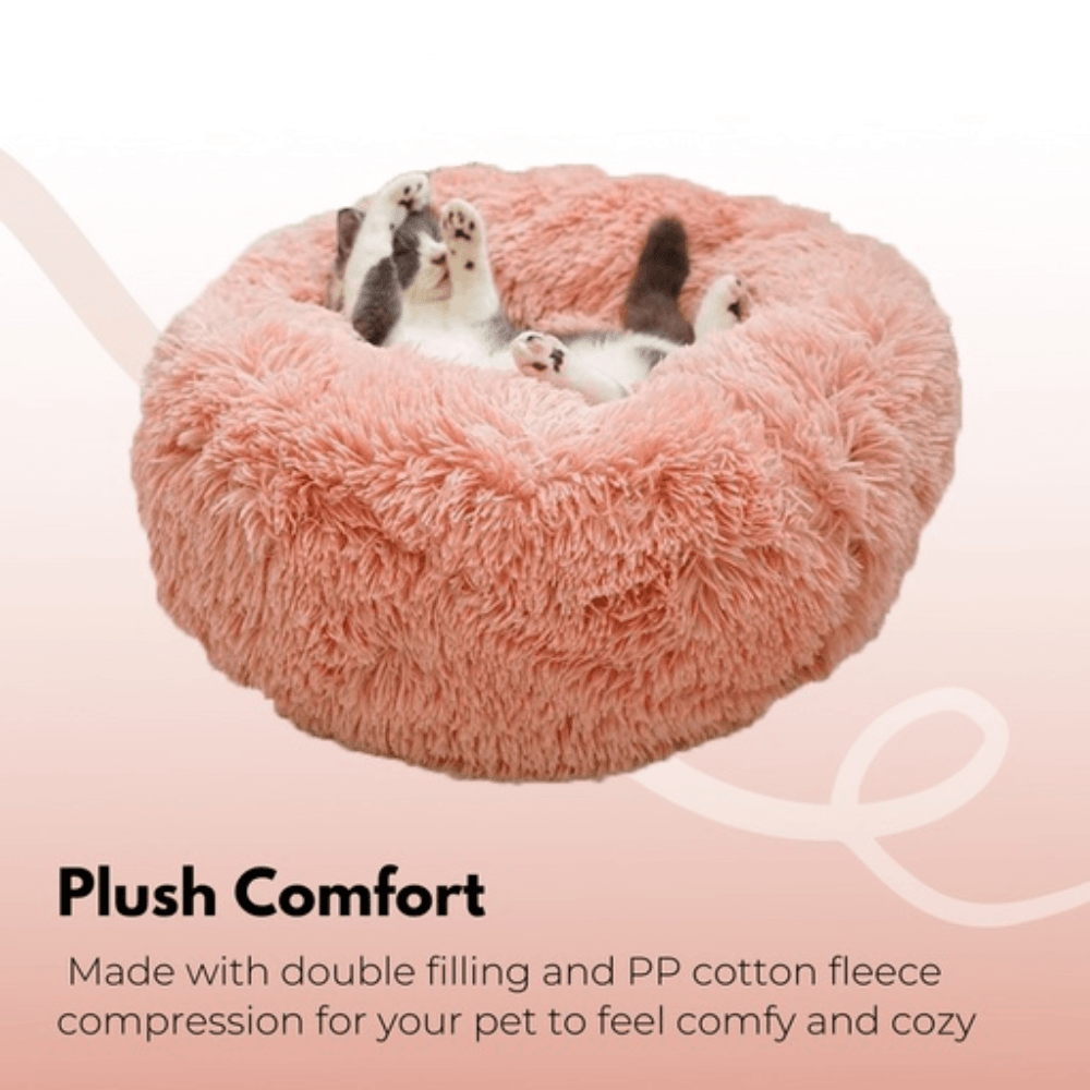 Pet Bed Round Plush 80cm (Apple Green) Cat Cares Fast shipping On sale