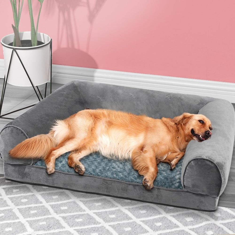 Pet Bed Sofa Dog Beds Bedding Soft Warm Mattress Cushion Pillow Mat Plush XL Supplies Fast shipping On sale