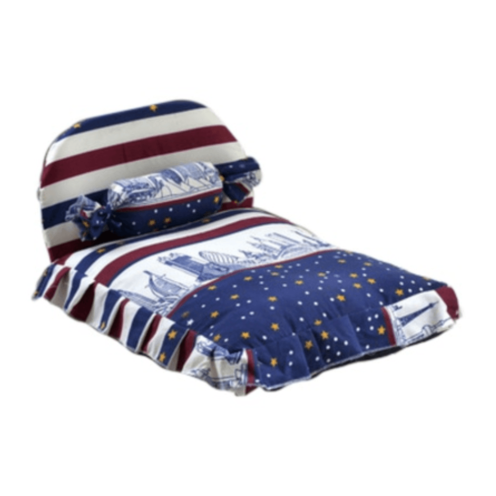Pet Bed With Pillow and Quilt Star Oxford Large Cat Cares Fast shipping On sale