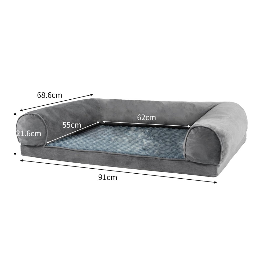 Pet Dog Bed Sofa Cover Soft Warm Plush Velvet L Supplies Fast shipping On sale