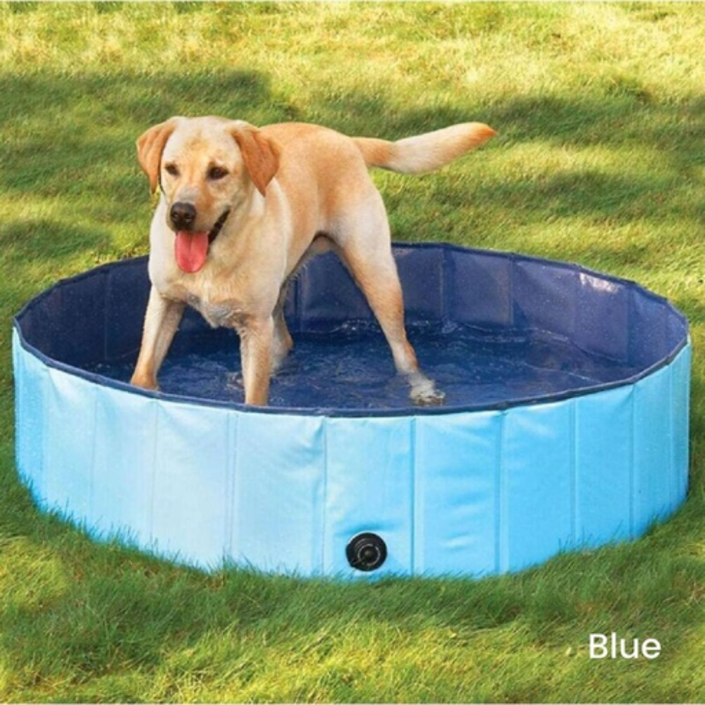 Portable Pet Pool 120cm*30cm Blue Dog Cares Fast shipping On sale