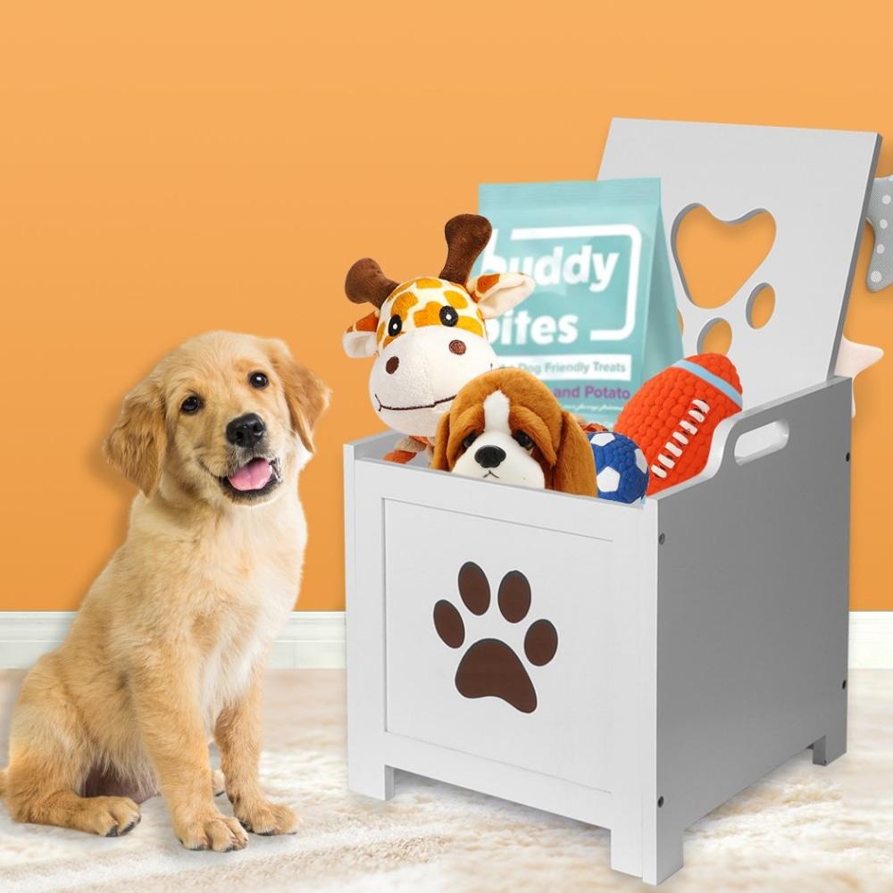Pet Toy Box Storage Container Organiser Cabinet Indoor Dog Cat Climbing Supplies Fast shipping On sale