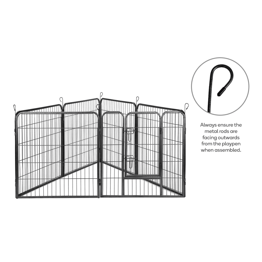 Pawever pets premium 8 2025 panel metal pet playpen