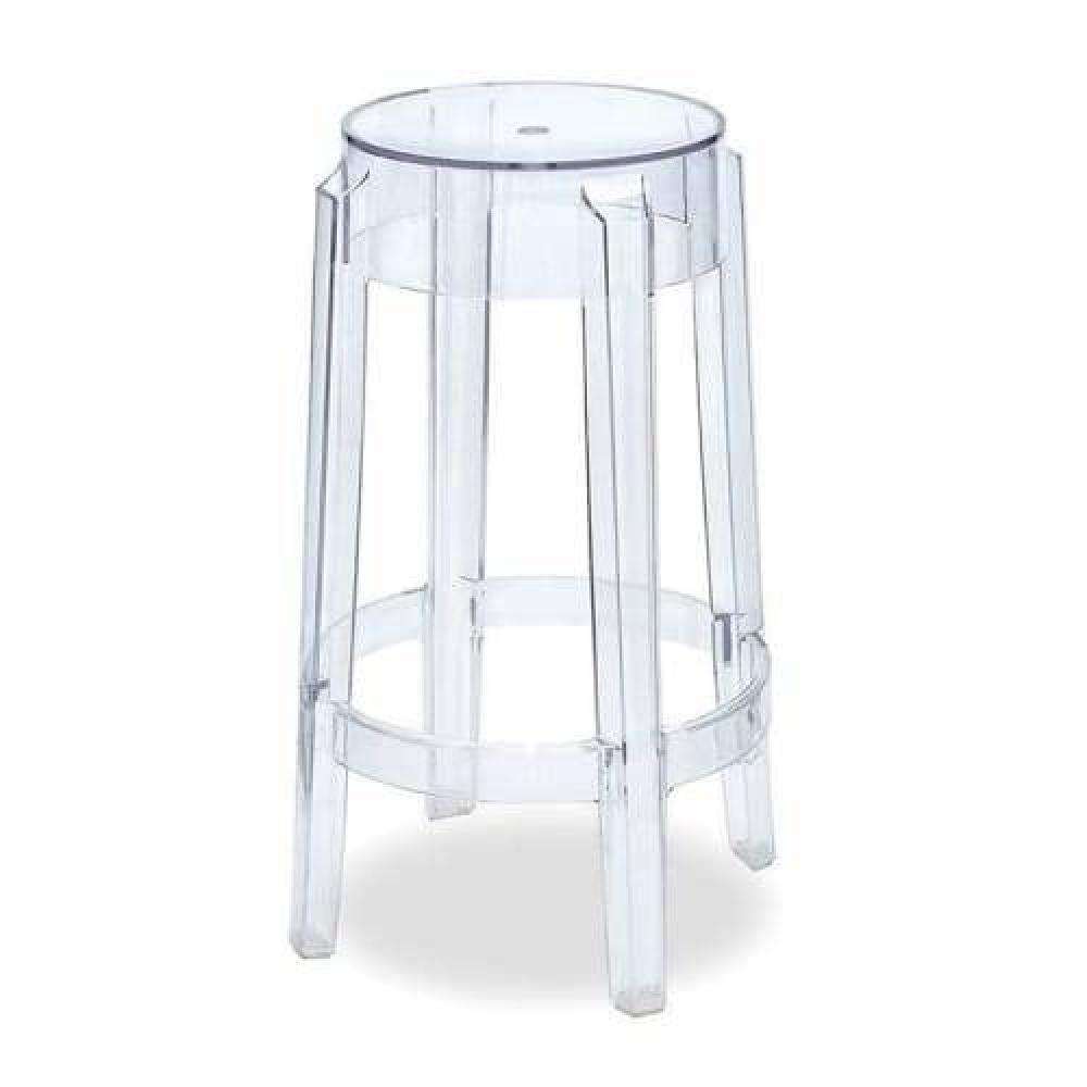 Philippe Starck Replica Charles Ghost Bar Stool - 66cm - Clear Fast shipping On sale
