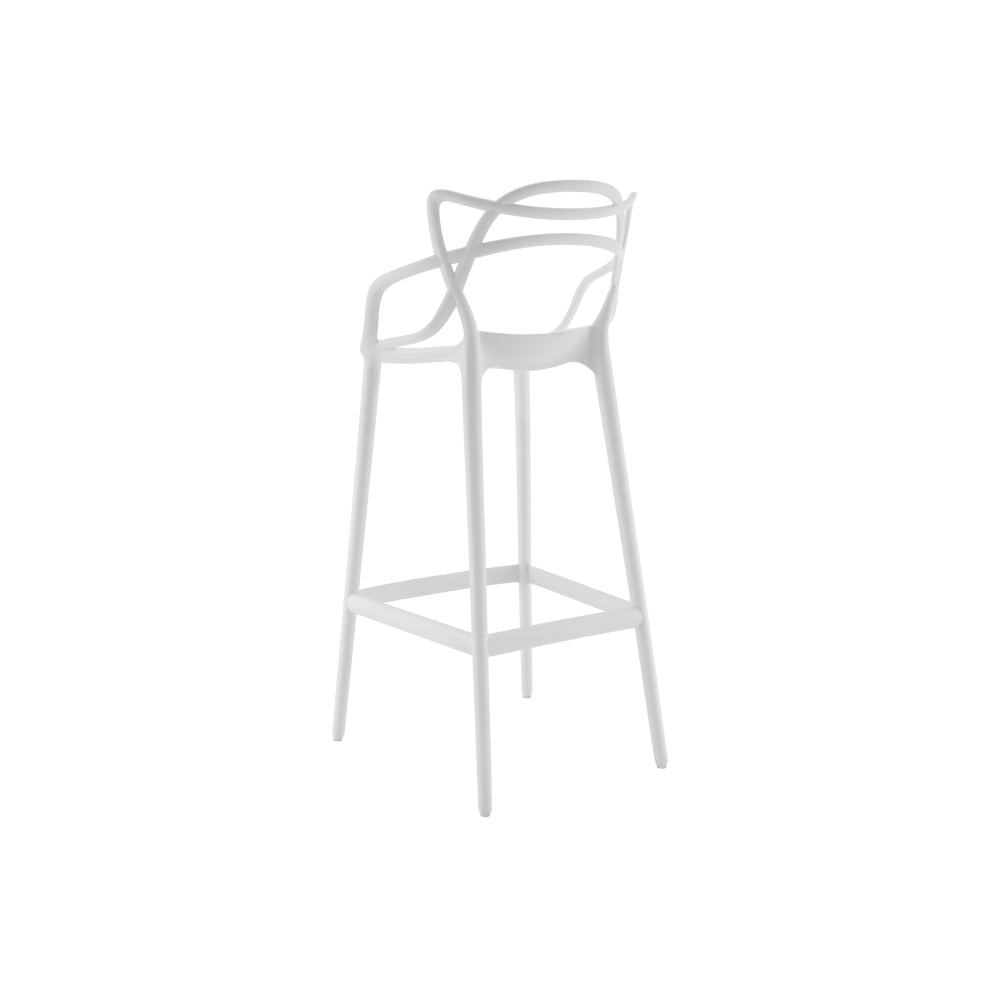 Philippe Starck Replica Masters Kitchen Counter Bar Stool - White Fast shipping On sale