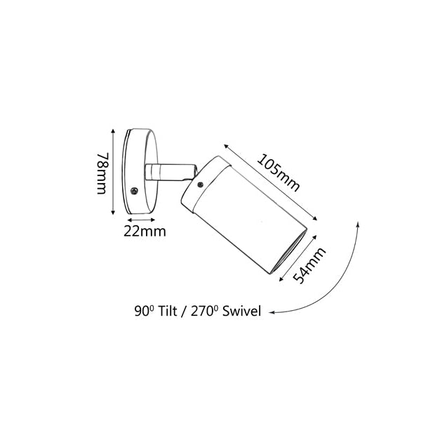 Pillar Light Single Adjustable 12V MR16 Aged Copper IP54 Round Back Plate with Brass Fast shipping On sale