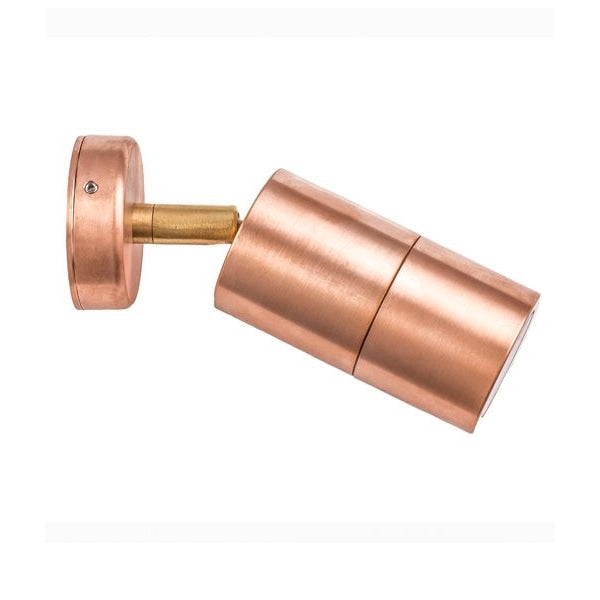 Pillar Light Single Adjustable 12V MR16 Copper IP65 Round Back Plate Fast shipping On sale