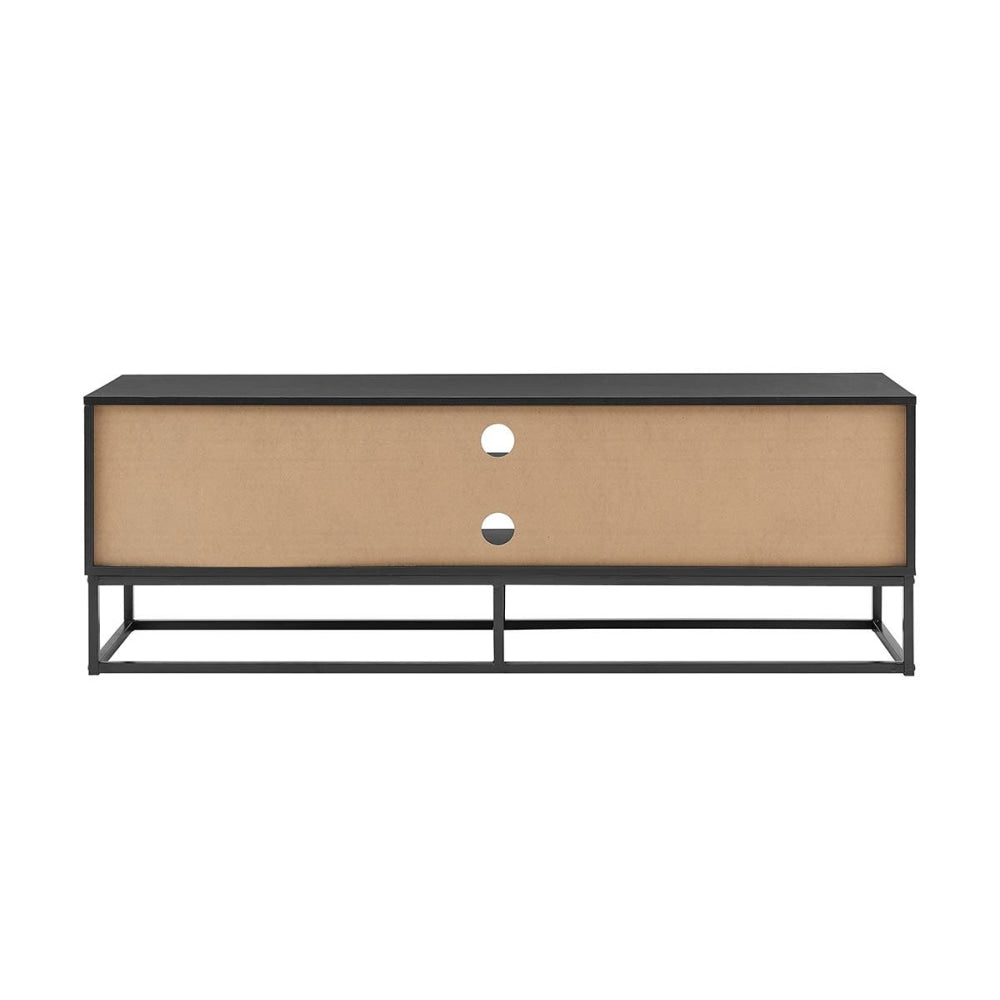 Pizzola Lowline Entertainment Unit TV Stand 150cm - Black/Oak Fast shipping On sale