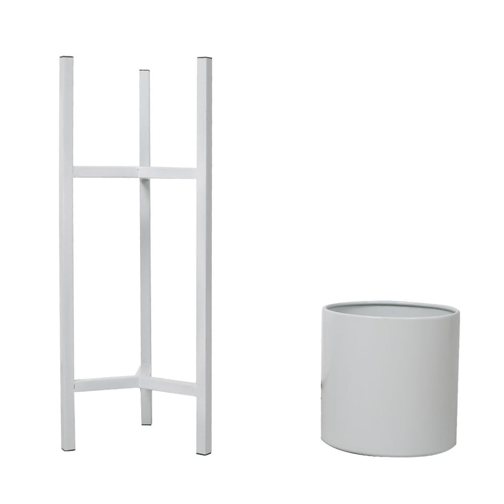 Plant Stand Garden Planter Metal Flower Pot Rack Corner Shelving Indoor Outdoor Small White Decor Fast shipping On sale
