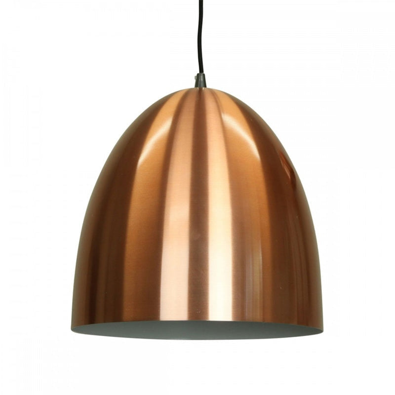 Porta Industrial Dome Metal Pendant Light Lamp Shiny Finish - Copper Fast shipping On sale