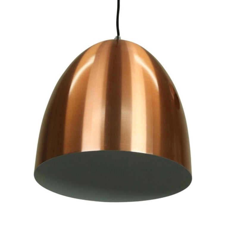 Porta Industrial Dome Metal Pendant Light Lamp Shiny Finish - Copper Fast shipping On sale