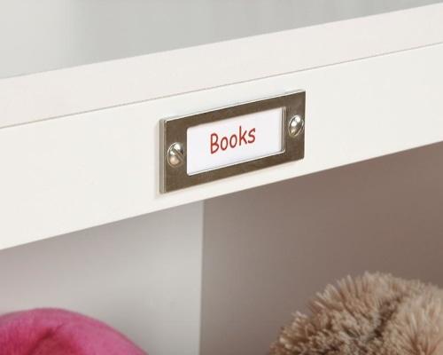 Pogo Bookcase/Footboard Storage Cabinet - Soft White Bookcase Fast shipping On sale