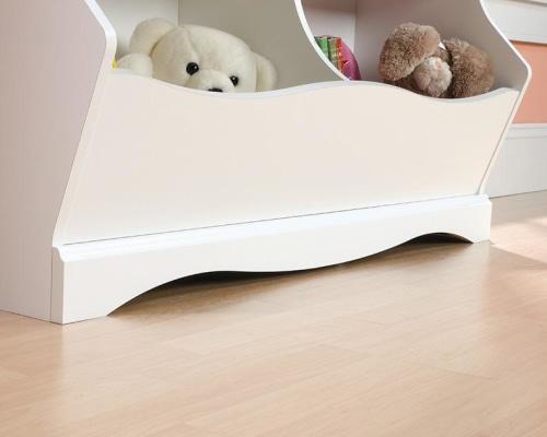 Pogo Bookcase/Footboard Storage Cabinet - Soft White Bookcase Fast shipping On sale
