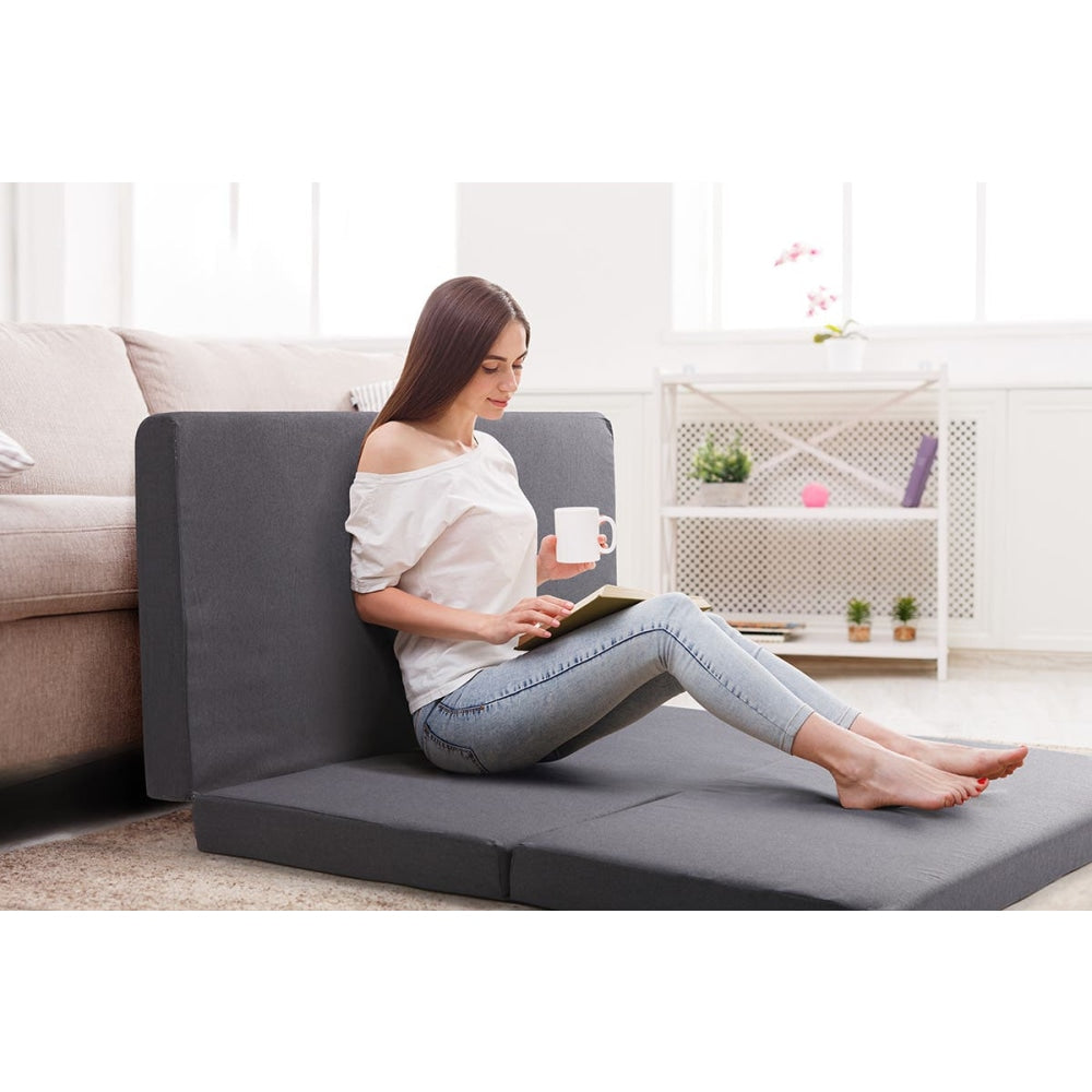 Portable Folding Foam Mattress - Double Fast shipping On sale