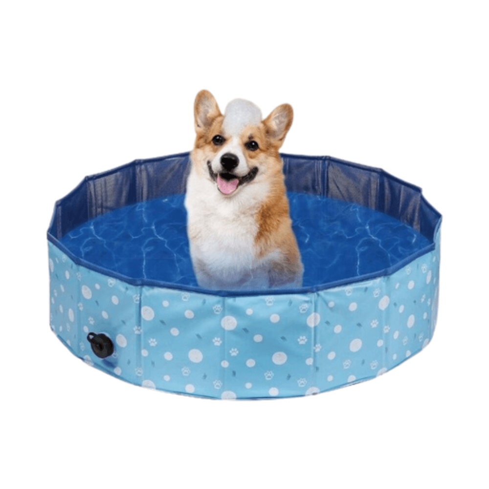 Portable Pet Pool 120cm*30cm Blue Circle Dog Cares Fast shipping On sale