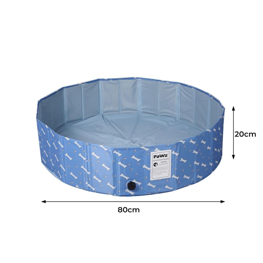 Portable Pet Swimming Pool Kids Dog Cat Washing Bathtub Outdoor Bathing Blue S Supplies Fast shipping On sale