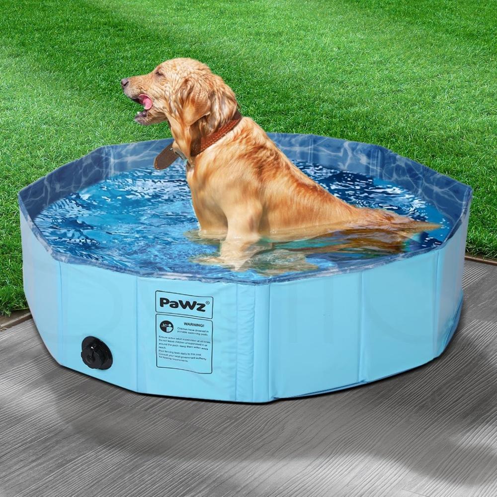 Portable Pet Swimming Pool Kids Dog Cat Washing Bathtub Outdoor Bathing M Supplies Fast shipping On sale