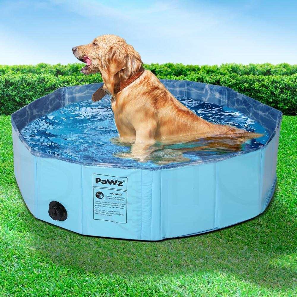 Portable Pet Swimming Pool Kids Dog Cat Washing Bathtub Outdoor Bathing M Supplies Fast shipping On sale