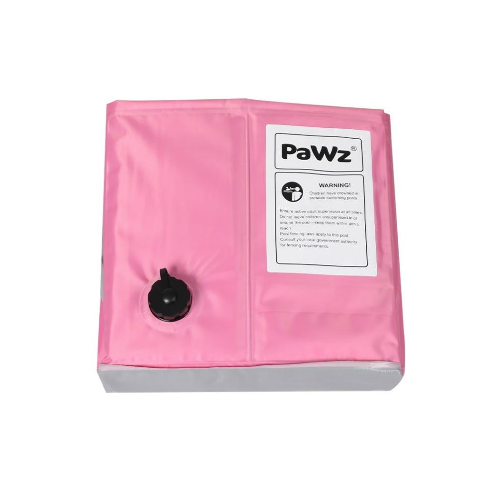 Portable Pet Swimming Pool Kids Dog Cat Washing Bathtub Outdoor Bathing Pink L Supplies Fast shipping On sale