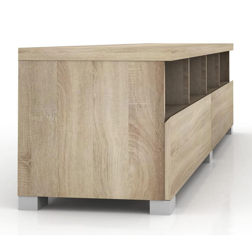 Porto 2-Drawer TV Stand Entertainment Unit Storage Cabinet 2m- Light Sonoma Oak Fast shipping On sale
