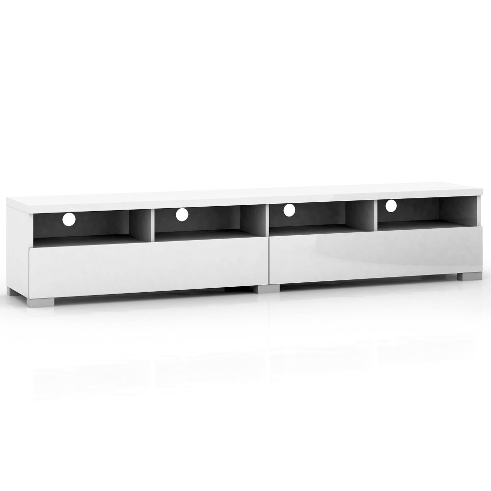 Porto 2-Drawer TV Stand Entertainment Unit Storage Cabinet 2m - White Fast shipping On sale