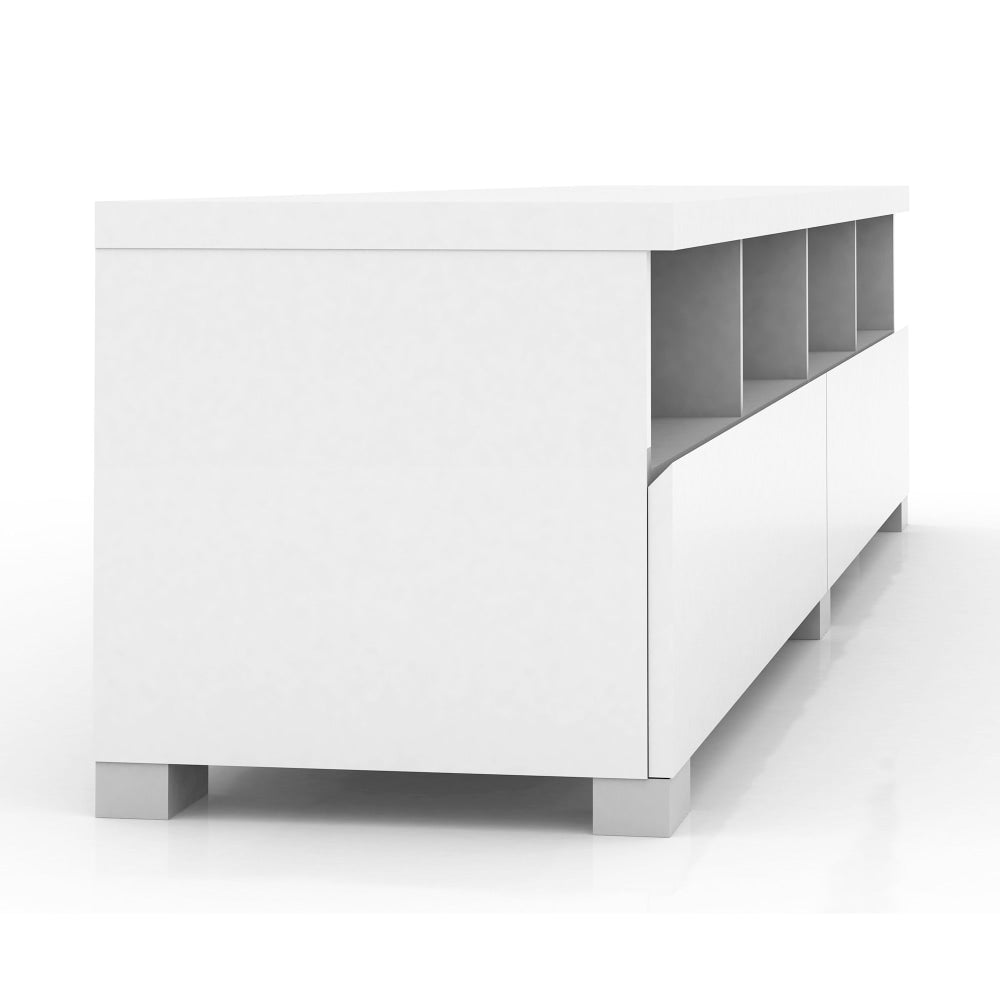 Porto 2-Drawer TV Stand Entertainment Unit Storage Cabinet 2m - White Fast shipping On sale