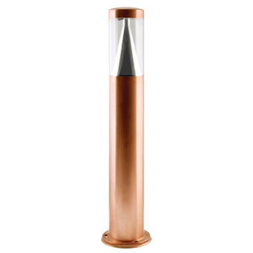 PORTUS Garden Bollard Light 6W Round Copper 3000K IP67 H500mm Anti-Glare 620LM Fast shipping On sale