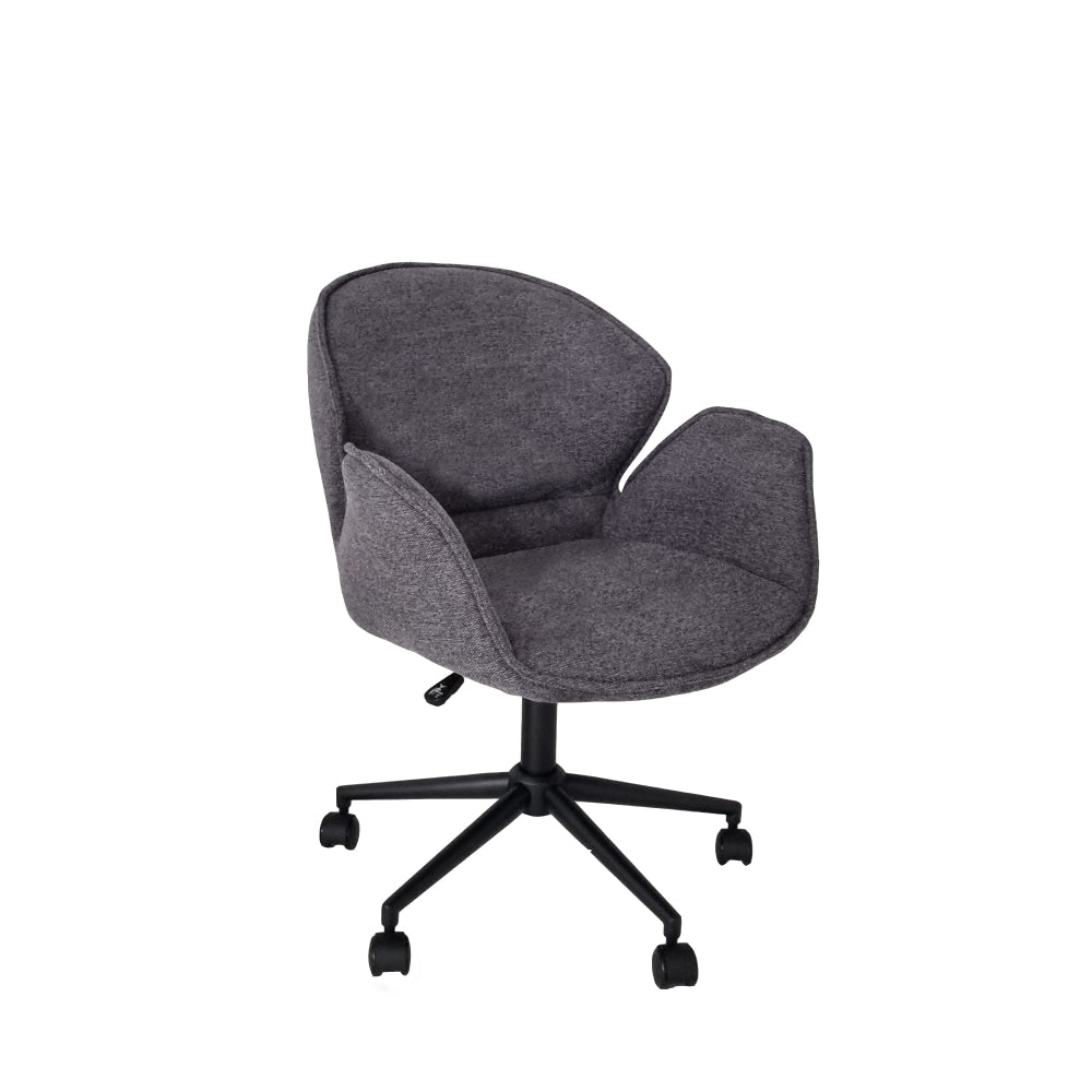 Power Fabric Office Computer Task Chair - Grey Fast shipping On sale