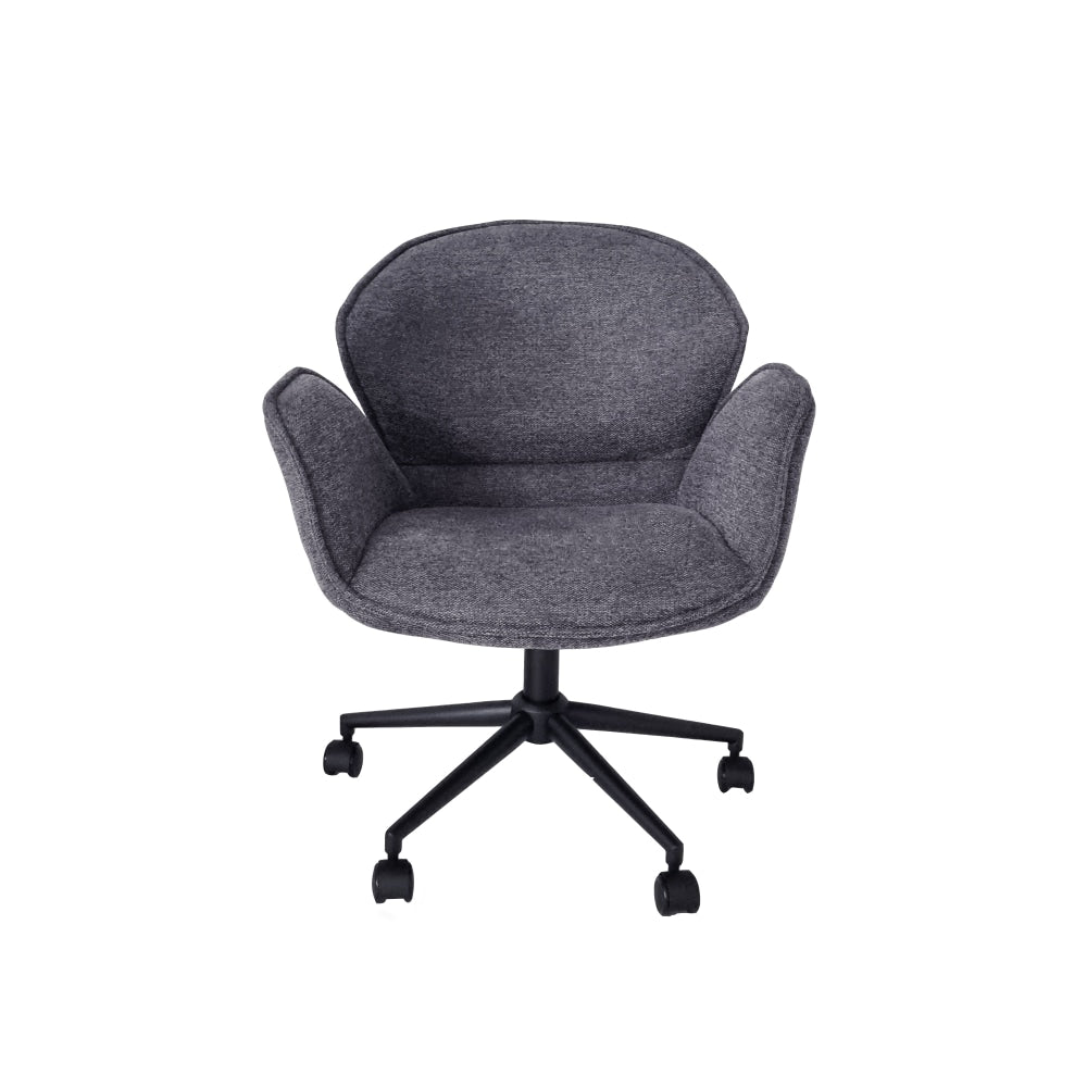 Power Fabric Office Computer Task Chair - Grey Fast shipping On sale